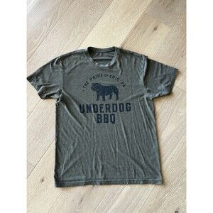 Iron Empire Clothing Underdog BBQ Bulldog Green Size Large